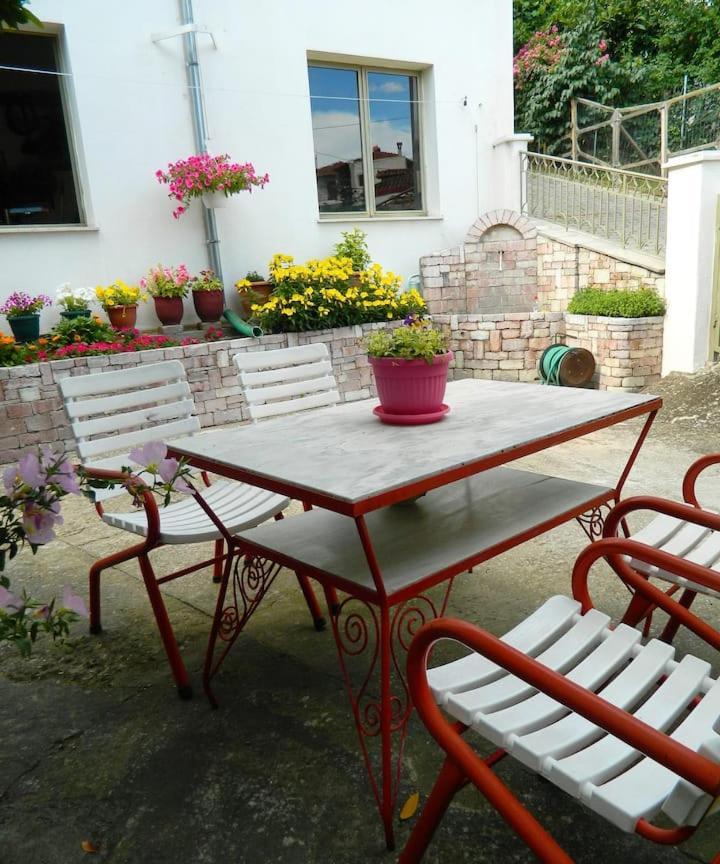 Traditional Antique Deco House كالامباكا المظهر الخارجي الصورة